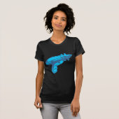 Sci-Fi Ray Pistool laserstraal T-shirt (Voorkant volledig)