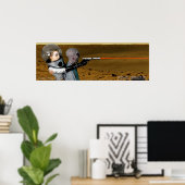 Sci-Fi Republik Laser Blast Poster (Thuiskantoor)