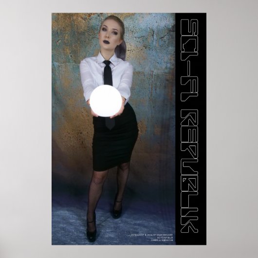 Sci-Fi Republik NASA Orb Poster (Voorkant)