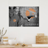 Sci-Fi Republik "Ray-Pistool en 33" Design Poster (Keuken)