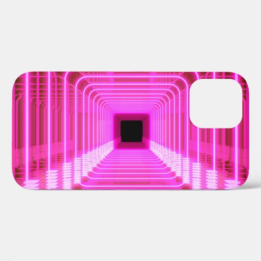 Sci-Fi Retro 3D: Pop Art Illustratie Case-Mate iPhone Case (Achterkant (horizontaal))