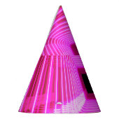 Sci-Fi Retro 3D: Pop Art Illustratie Feesthoedjes (Links)