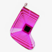 Sci-Fi Retro 3D: Pop Art Illustratie Kleine Kerstsok (Voorkant (Hangend))