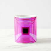 Sci-Fi Retro 3D: Pop Art Illustratie Koffiemok (Center)