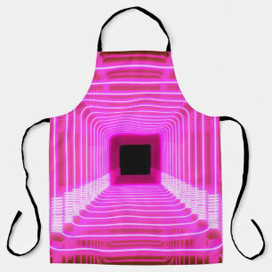 Sci-Fi Retro 3D: Pop Art Illustratie Schort