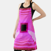 Sci-Fi Retro 3D: Pop Art Illustratie Schort (Insitu)