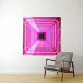 Sci-Fi Retro 3D: Pop Art Illustratie Wandkleed (In Situ (horizontaal))