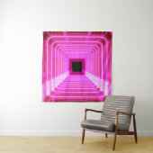 Sci-Fi Retro 3D: Pop Art Illustratie Wandkleed (In situ)