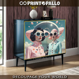 Sci-fi Retrofuturistische mode vrouwen (1) Tissuepapier