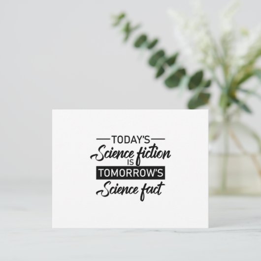 Sci-Fi Science Fiction Space Ufo Alien Gift Idea Briefkaart (Staand voorkant)