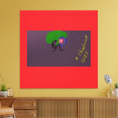 Sci-fi Seashell Creature Canvas Afdruk (Insitu (Woonkamer))