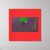 Sci-fi Seashell Creature Canvas Afdruk (Voorkant)