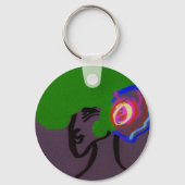 Sci-fi Seashell Creature Keychain (Voorkant)