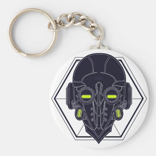 Sci Fi Sleutelhanger Plague Mask (Voorkant)