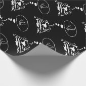 Sci-Fi smart animals "Hungry Frog Dreams" Cadeaupapier (Hoek)