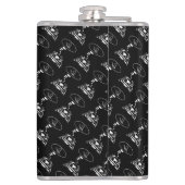 Sci-Fi smart animals "Hungry Frog Dreams" Heupfles (Achterkant)