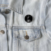 Sci-Fi smart animals "Hungry Frog Dreams" Ronde Button 3,2 Cm (In situ)