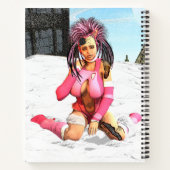 Sci Fi Snow Punk Notitieboek (Achterkant)