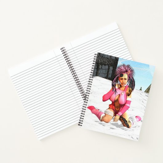 Sci Fi Snow Punk Notitieboek (Binnen)