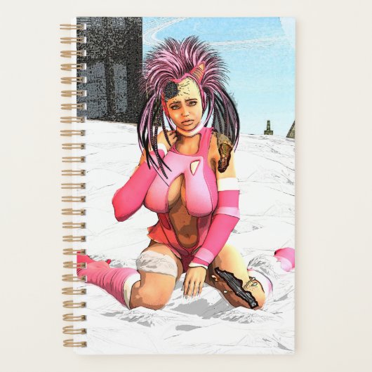 Sci Fi Snow Punk Planner (Voorkant)