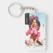 Sci Fi Snow Punk Sleutelhanger (Voorkant)