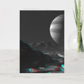 Sci-Fi Space 3D Anaglyph Verjaardag Kaart (Achterkant)