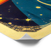 Sci-Fi Space Poster – Cosmic Adventure Des (Hoek)