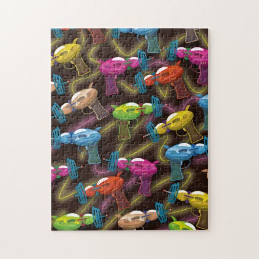sci-fi straalpistolen legpuzzel (Verticaal)