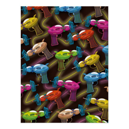 sci-fi straalpistolen perfect poster (Voorkant)