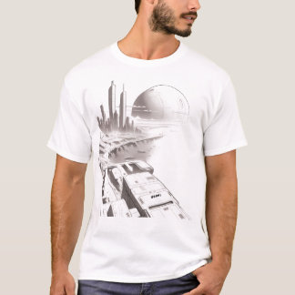 Sci-Fi T-shirt dat het universum doorkruist 01 D F