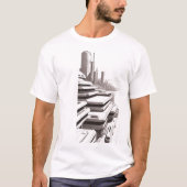 Sci-Fi T-shirt dat het universum doorkruist 01 F F (Voorkant)