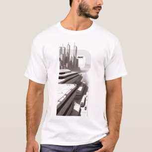Sci-Fi T-shirt dat het universum doorkruist 03 G F