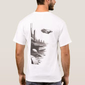 Sci-Fi T-shirt Het universum doorkruisen 01 B Teru (Achterkant)