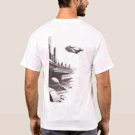 Sci-Fi T-shirt Het universum doorkruisen 01 B Teru