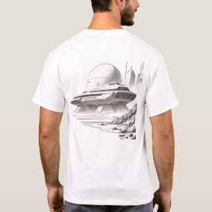 Sci-Fi T-shirt Het universum doorkruisen 01 E Teru