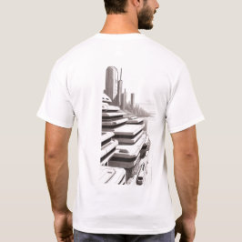 Sci-Fi T-shirt Het universum doorkruisen 01 F Teru