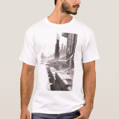 Sci-Fi T-shirt Het universum doorkruisen 01 I Fron (Voorkant)