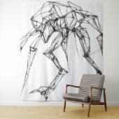 Sci-Fi Tapestry Wandkleed (In situ)