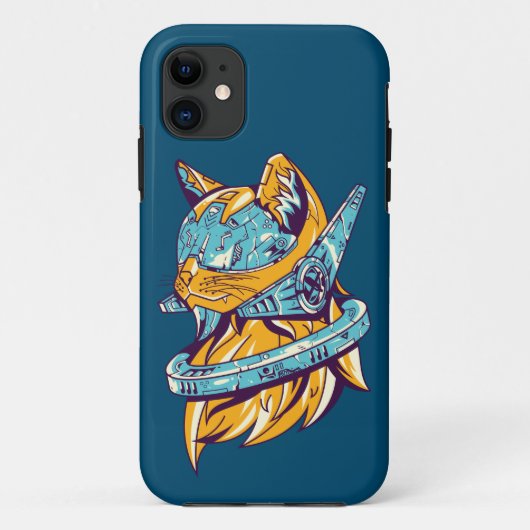Sci-Fi-TechnoCat Case-Mate iPhone Case (Achterkant)