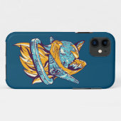 Sci-Fi-TechnoCat Case-Mate iPhone Case (Achterkant (horizontaal))