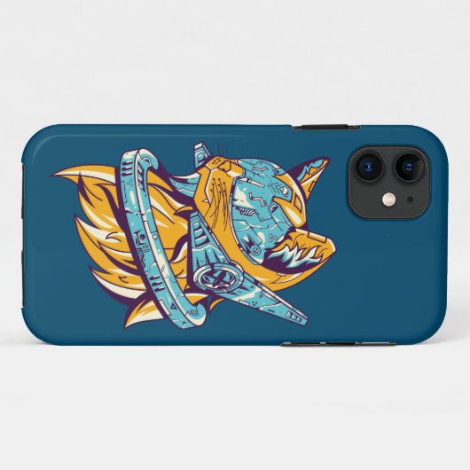 Sci-Fi-TechnoCat Case-Mate iPhone Case (Achterkant (horizontaal))