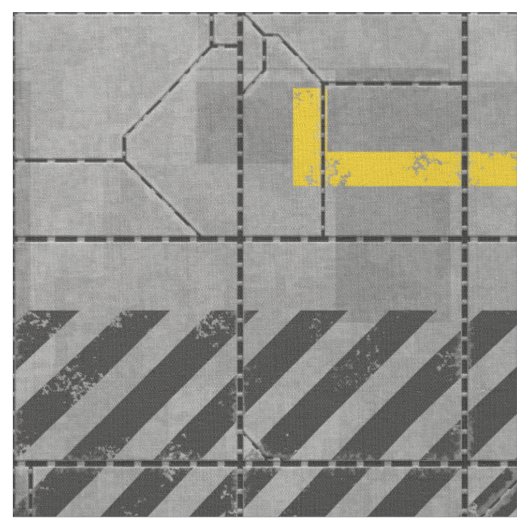 Sci-Fi Tiles 1C Custom Fabric Stof (Close Up)