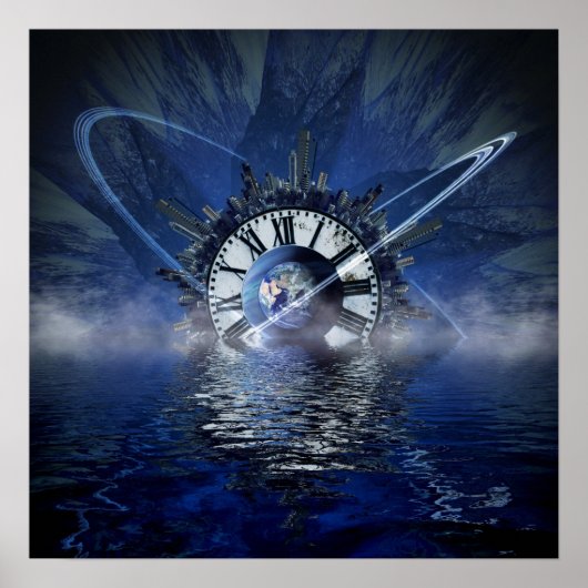 Sci-Fi Time Splash Poster (Voorkant)