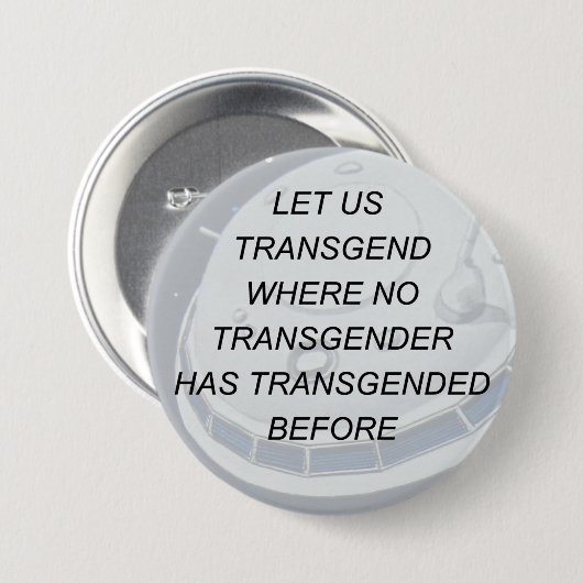 Sci Fi Transgender Button (Voorkant /achterkant)
