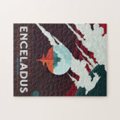 Sci-Fi Travel Ad, Moon Enceladus Legpuzzel (Horizontaal)