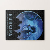 Sci-Fi Travel Ad, Moon Europa Legpuzzel (Horizontaal)