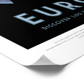 Sci-Fi Travel Ad, Moon Europa Poster (Hoek)