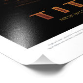 Sci-Fi Travel Ad, Moon Titan Foto Afdruk (Hoek)