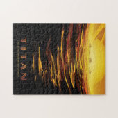 Sci-Fi Travel Ad, Moon Titan Legpuzzel (Horizontaal)