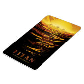 Sci-Fi Travel Ad, Moon Titan Magneet (Linkerzijde)